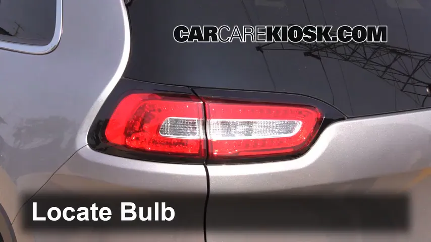 2014 Jeep Cherokee Latitude 3.2L V6 Lights Reverse Light (replace bulb)
